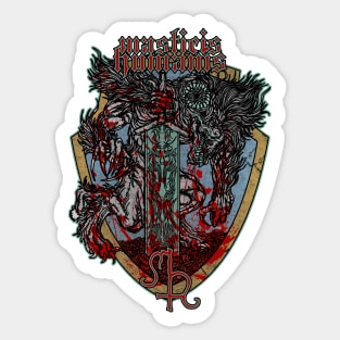 Masticis Humanis Beast Crest Sticker